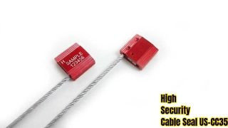 Алюминиевый замок с защитной пломбой US CC352