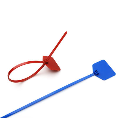 Заказные Zip Tags Tie Письменный 220 мм нейлон с маркировкой / маркировкой Площадь 30 * 21 мм