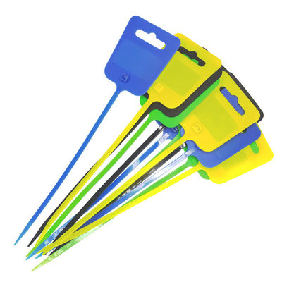 Профессиональный кабель Zip Tie Hang Tag с маркировкой / маркировкой L 44.5 * W 25.0 мм