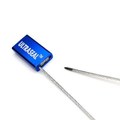 1.5mm Диаметр проволока мини-вытягивать плотное уплотнение кабеля для логистики 24 * 14,6 * 6 мм прочность на растяжение 1,96 KN 200 кг