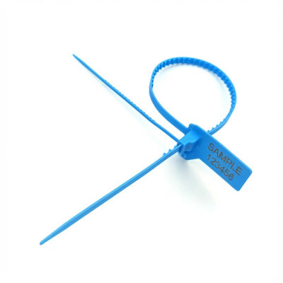 Оранжевый одноразовый печать безопасности 400*34*16 мм идеально подходит для пластиковых контейнеров