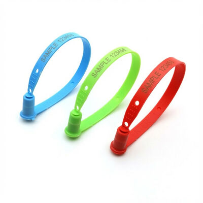 198 мм одноразовый грузовик для таможенной службы Пластиковая печать безопасности с номером и защищенная от подделок