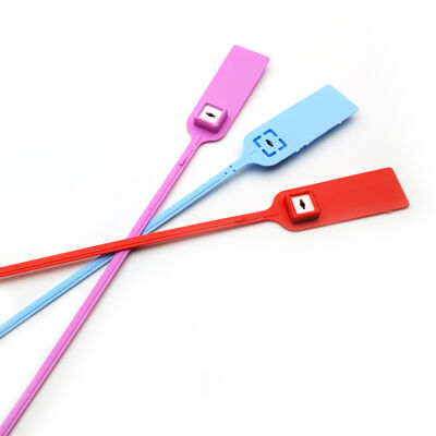 Черный 380 мм вытягивающий узкий штрих-код Безопасность плоская пронумерованная пластиковая печать для банка