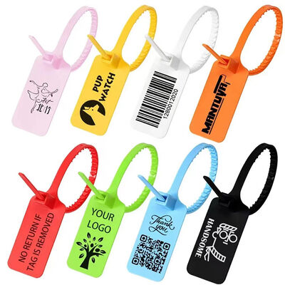 Устойчивый к подделкам большой флаг безопасности Пластиковая печать для багажного багажа Маркировка зоны L 49.5 * W 30 мм