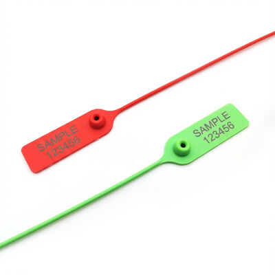 Безопасная упаковка US-PS320R Регулируемая длина Стягивающий плотное пластиковое уплотнение с металлическим вставкой