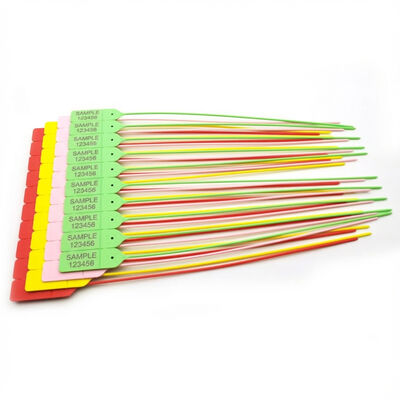 Безопасная упаковка US-PS320R Регулируемая длина Стягивающий плотное пластиковое уплотнение с металлическим вставкой