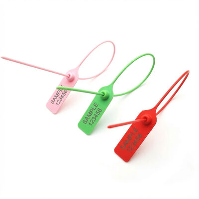 Безопасная упаковка US-PS320R Регулируемая длина Стягивающий плотное пластиковое уплотнение с металлическим вставкой