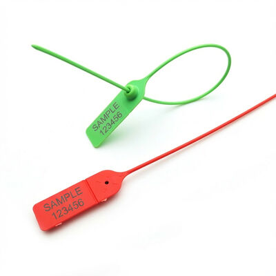 Безопасная упаковка US-PS320R Регулируемая длина Стягивающий плотное пластиковое уплотнение с металлическим вставкой