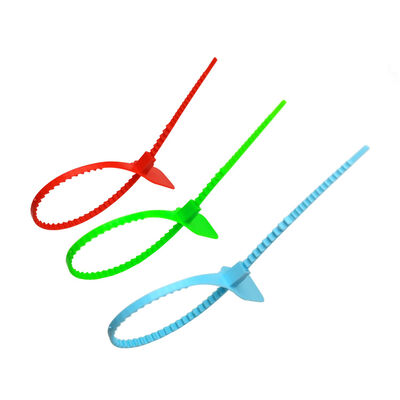 Самоблокирующаяся пленка из ПП с маркировочной зоной L 33 * W 25 мм и пластиковым метком на заказ