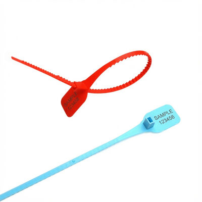 Самоблокирующаяся пленка из ПП с маркировочной зоной L 33 * W 25 мм и пластиковым метком на заказ